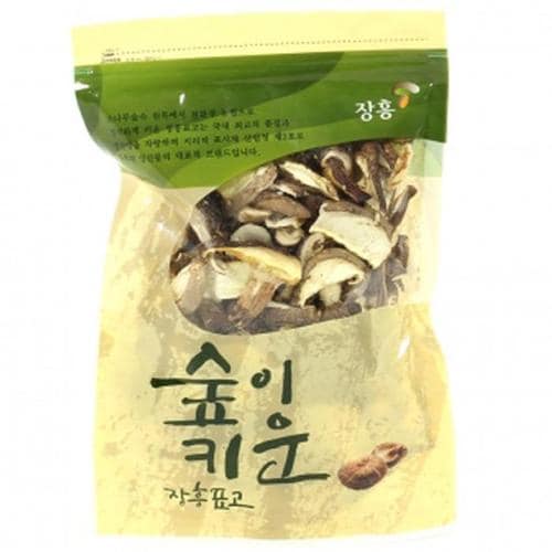 정남진 장흥 표고버섯 표고버섯 절편 500g 표고버섯을 슬라이스하여 포장(1)