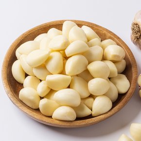 GAP인증 100% 국내산 마늘 꼭지제거 덜매운 대서 깐마늘 대 1kg(생식/장아찌용)