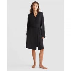 5207873 Calvin Klein Ultra Light Lounge Robe - Black