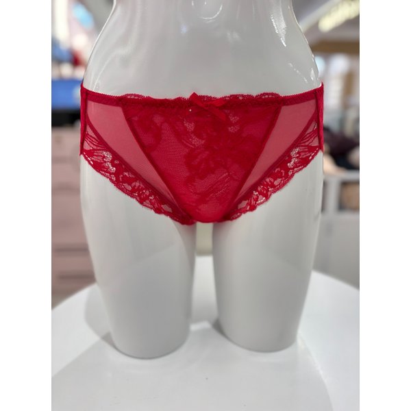 [여주점] 오르화 로제 레이스 커버업 패드 브라세트 망사 팬티 [OPT5921S] RD