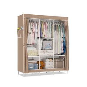 쿨로하 DIY 비키니 옷장 105X45X165cm 조립식 행거 옷걸이 비키니장 이불장
