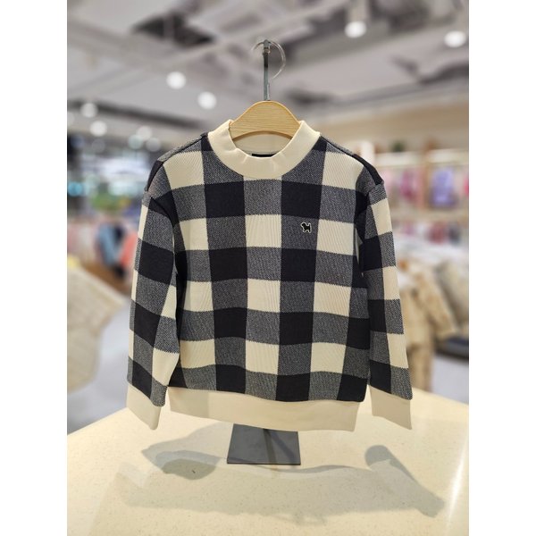 [파주점] (bK) 깅업체크 스웨트셔츠  24C2533404