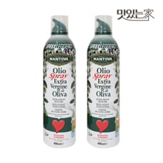 만토바 엑스트라버진 올리브오일 스프레이 400ml 2개