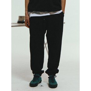 BASIC SWEAT JOGGER PANTS BK