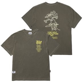 반팔티 피그먼트 M래빗 카키 YORF SHORT SLEEVE T-SHIRT PIGMENT M RABBIT KHAKI