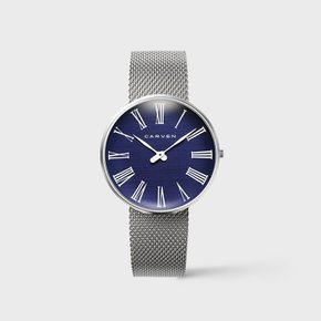 [CARVEN] 여성 메쉬시계 CV605S-BU/14SV