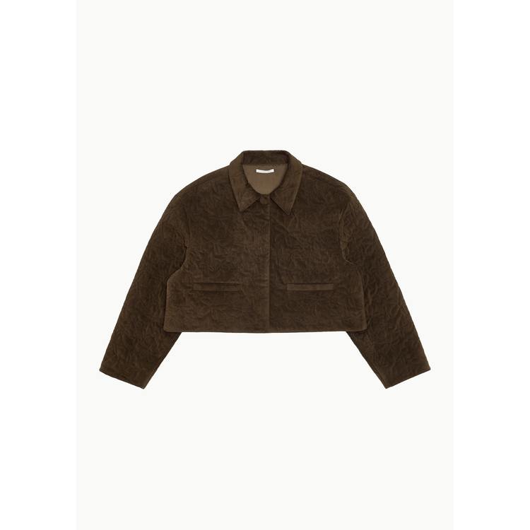 AMOMENTO☆22FW FLOWER QUILTED VELVET JACKET 아모멘토 AMOMENTO FLOWER QUILTED VELVET JACKET - SSG.COM