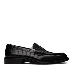 한 코펜하겐 블랙 크록 로퍼 S-130890 Black Croc