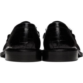 한 코펜하겐 블랙 크록 로퍼 S-130890 Black Croc