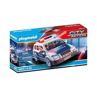  독일 플레이모빌 자동차 소방차 Playmobil City Action 6873 Police vehicle with light and sou