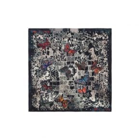 4750581 Zadig  Voltaire Blondie Butterfly Print Silk Scarf