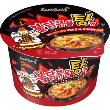 삼양 불닭볶음탕면 큰컵 120g 8입