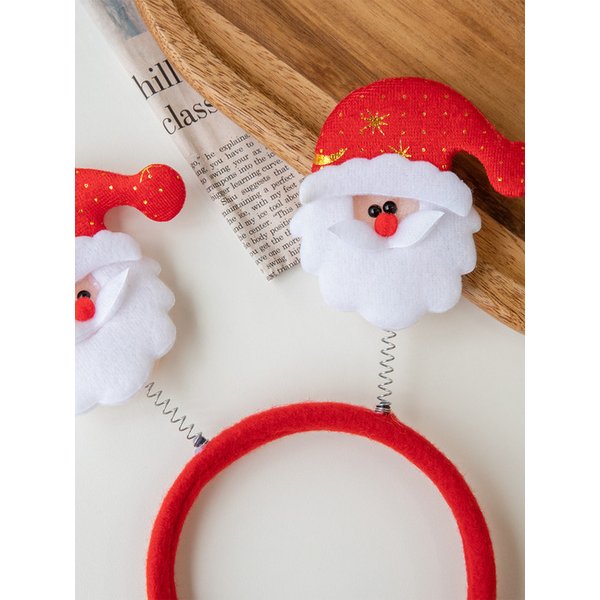 루돌프 산타 크리스마스 머리띠 홈 파티용품 셀카 소품 2종