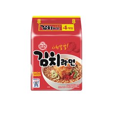 [오뚜기] 김치라면 4개