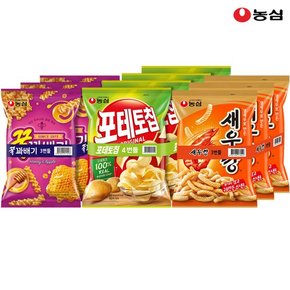 새우깡 3번들+포테토칩4번들+꿀꽈배기3번들