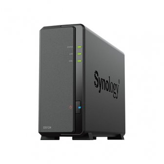  Synology NAS 1 DS124 CPU 1GB DiskStation 키트 베이 쿼드 코어 탑재 메모리 탑재 미들 라이트