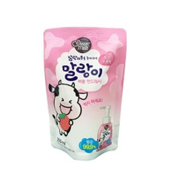  뽀득 뽀득 손세정 핸드워시 말랑이 버블 딸기 리필 250ml 손세정제