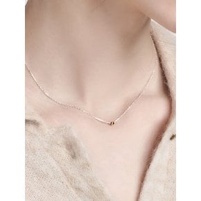 [sv925]cube ball necklace