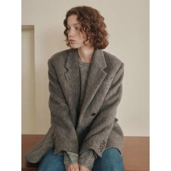 아바몰리 HAIRY ALPACA BLENDED CT (MEL.GREY)