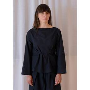 베이스레인지 26PS Decti Long Sleeve Top, Black