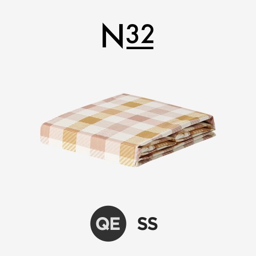 [비밀특가] N32 토퍼 체크 슬리브 QE