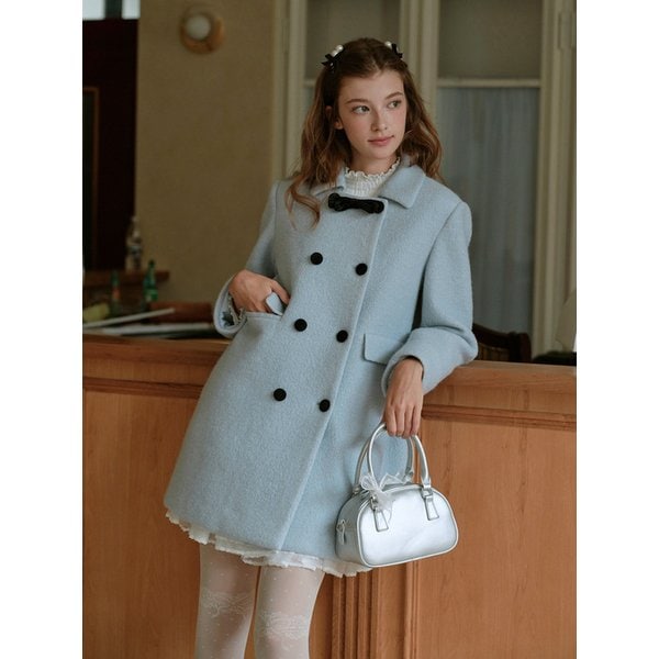 Cest_Double button wool half coat