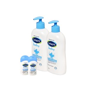 저자극 베이비 바디워시 샴푸 400ml 2개+베이비 로션 50ml 2개