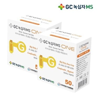  GC 녹십자 MS ONE 원 혈당 측정 검사지 100매