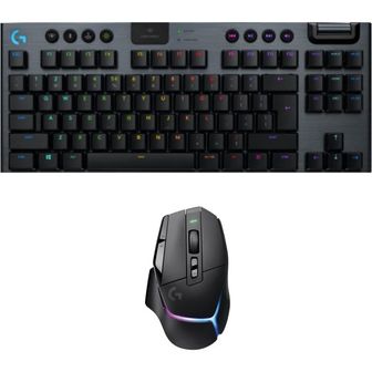 Logitech 영국 로지텍 기계식키보드 Logitech G G502 X PLUS Optical Wireless Gaming Mouse and G915 TKL