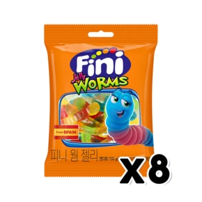 피니 웜젤리 수입간식 100g x 8개