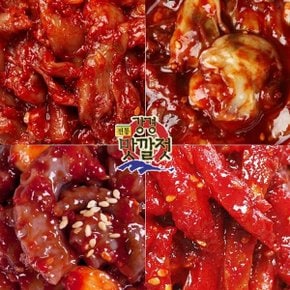 전통 강경맛깔젓 4종모음 6호(창난젓+굴젓+낙지젓+명태초무침 각 250g)