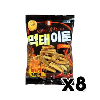  맛슐랭 먹태이토 마라맛 봉지스낵 70g x 8개