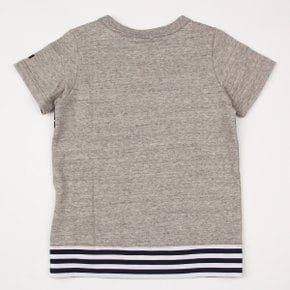 배색포인트 티셔츠 16G205225-06(GREY)