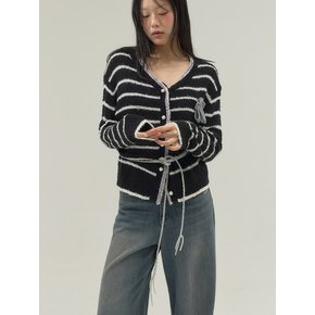 Braided Slim Leather Strap Belt_White