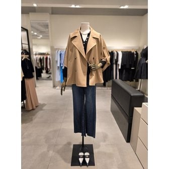 지고트 [파주점] 루즈핏 케이프 숏 트렌치 코트 JP8A0TC281