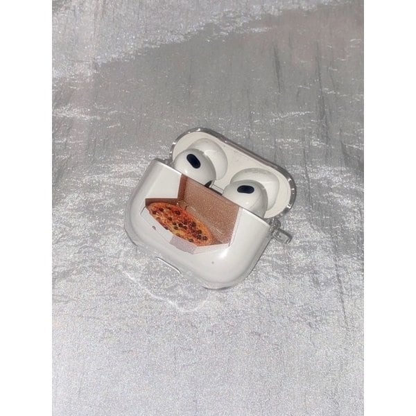 Pizza take-out airpods case