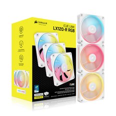 커세어 CUE LINK LX120-R RGB STARTER KIT Reverse 시스템쿨러 화이트 (3PACK/Controller)