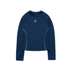 CIRCLE SYMBOL WOMAN LONG SLEEVE RASH GUARD NAVY  서클심볼 여성 래쉬가드 네이비