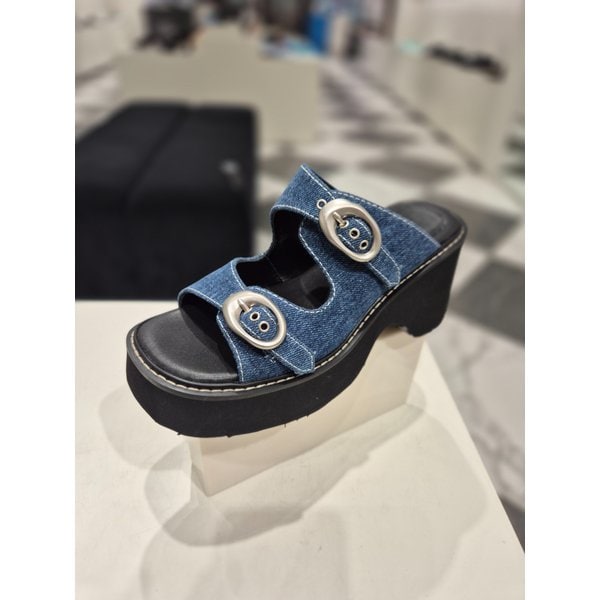 [여주점] Buckle slide sandal(blue) DW2AM26004BLU