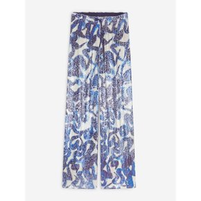 Womens Pants 242-010932-9315SWIRL PRINT ON ALL OVER COMPUTER SEQUINS ON GGT