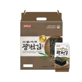 [9/6(금)순차출고]삼육수산] 광천김 5호 선물세트 (15g X 15봉)