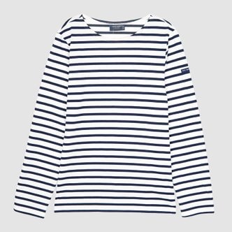 세인트제임스 25SS 밍콰이어 스트라이프 남녀공용 티셔츠 9858/NEIGE/MARINE