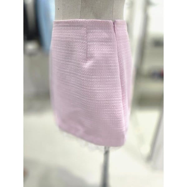 [여주점] 레이스패치 트위드 미니 스커트 ES1JS205