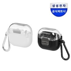 삼성 갤럭시버즈3 버즈3프로 카라비너 클립 투명 케이스