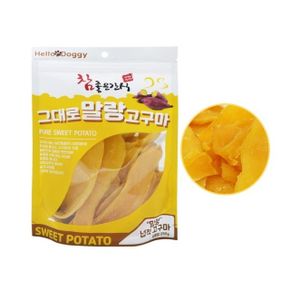 말랑 넙적고구마 250g 소프트간식 애견간식 영양간식