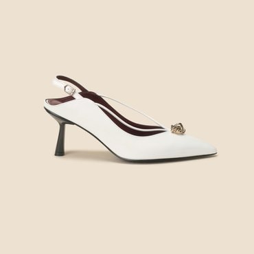 슈콤마보니 Fling star sling back shoes(white) DG2DS25003WHT