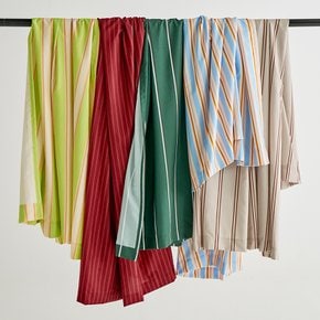 하이틴 스트라이프 먼지없는 항균 가리개커튼 작은창 12컬러