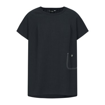 레노마레이디 주머니포인트 라운드블라우스 R2F21WBL050