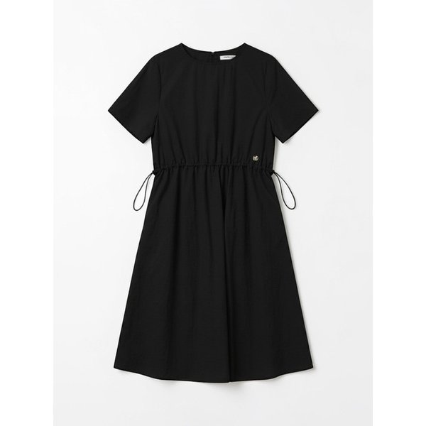 바스락 스트링 반팔 원피스(MAGBOP08MBK)