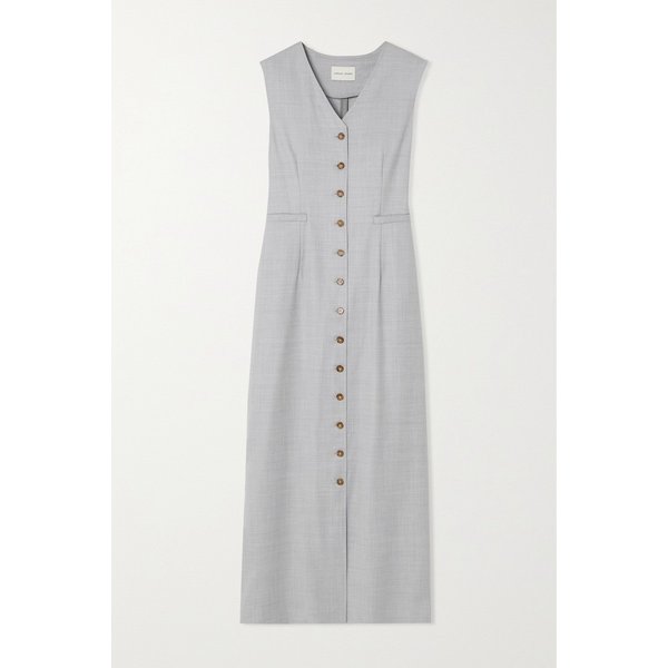 루루 드 시종 이드카 울 미디 드레스 그레이 1647597325018706